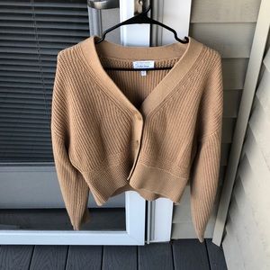 & Other Stories cardigan, camel, xsmall